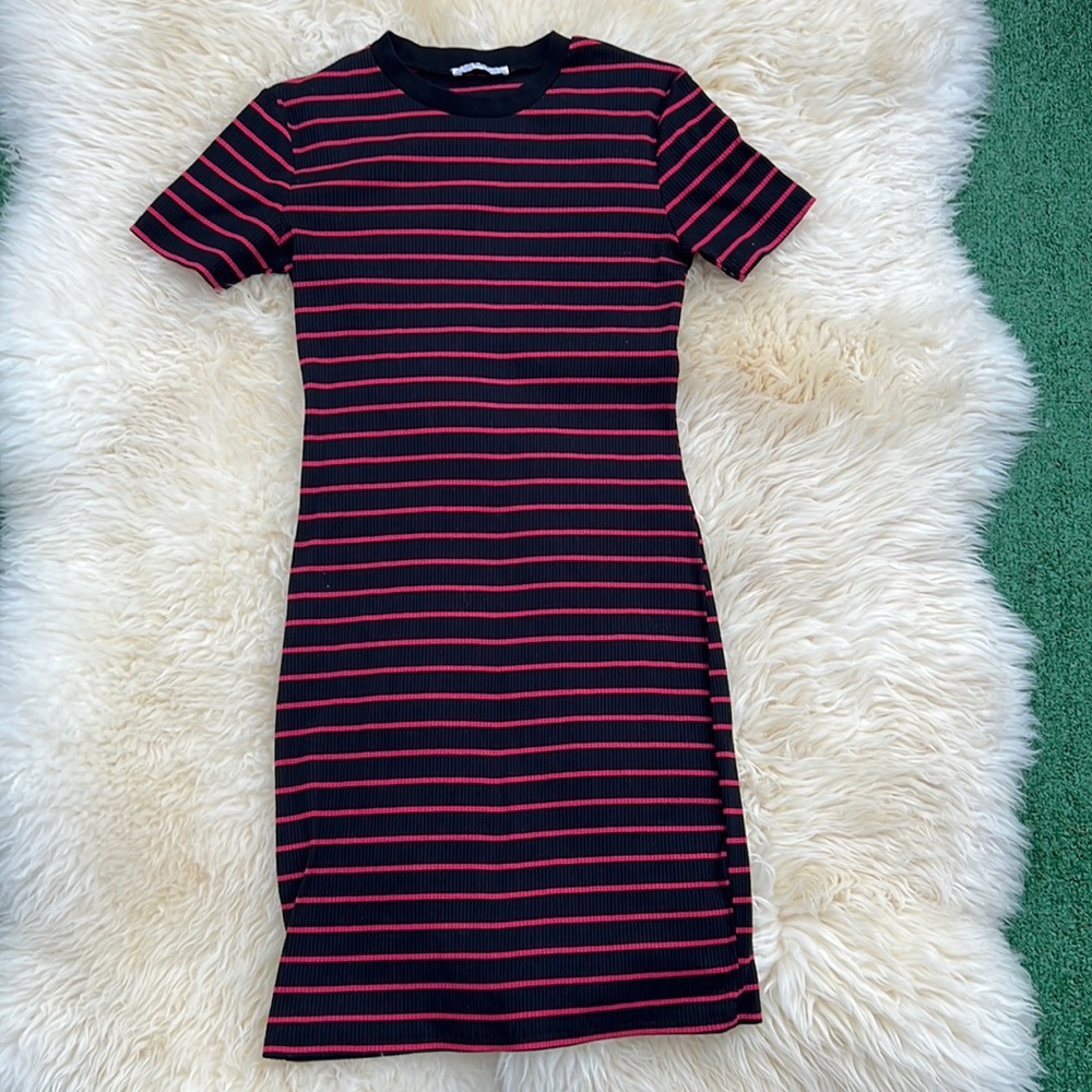 Zara Trafaluc small striped dress